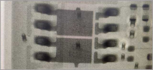 Inspección de rayos X del PCB